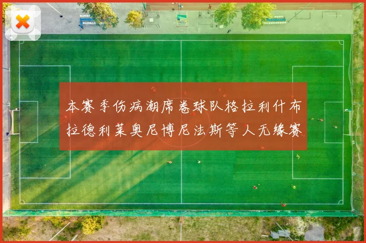 本赛季伤病潮席卷球队格拉利什布拉德利莱奥尼博尼法斯等人无缘赛季余下比赛